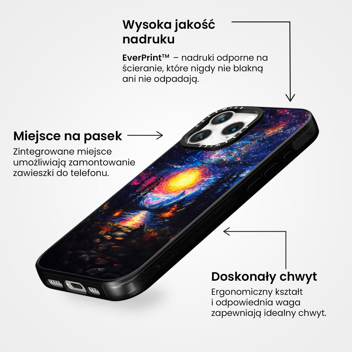 Malowanie jeziora natury - Etui