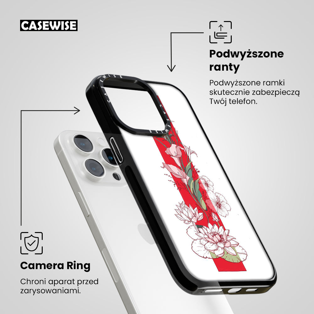 Kompozycja kwiatowa - kolor - Etui