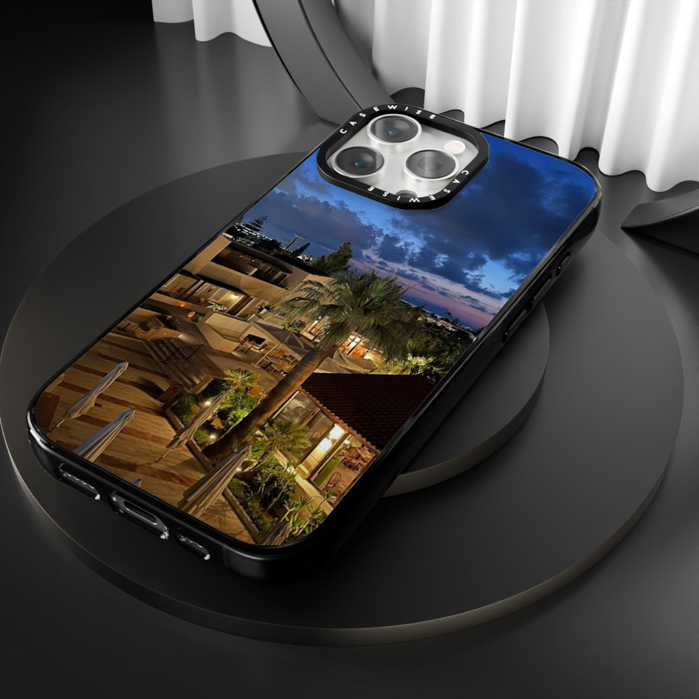 Kreta nocą night palm trees - Etui