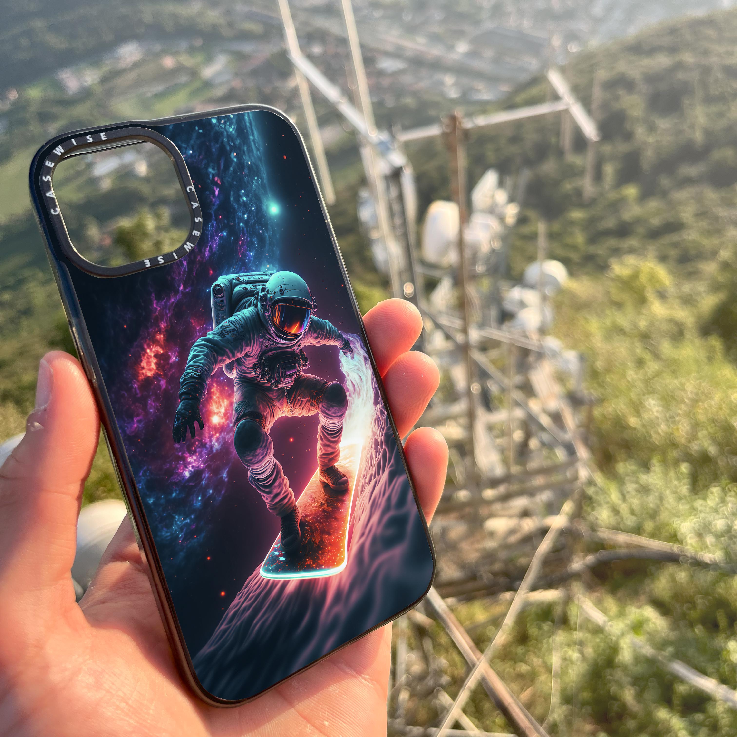 Galaxy Surfing Astronaut - Etui