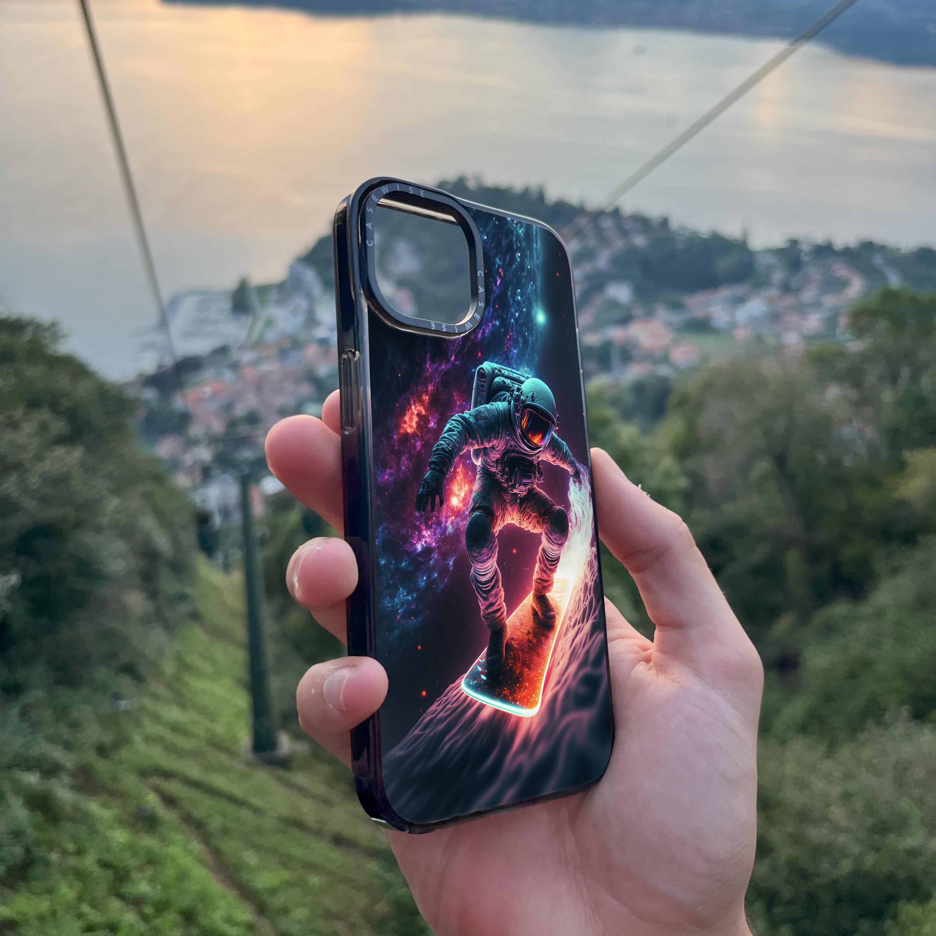 Galaxy Surfing Astronaut - Etui