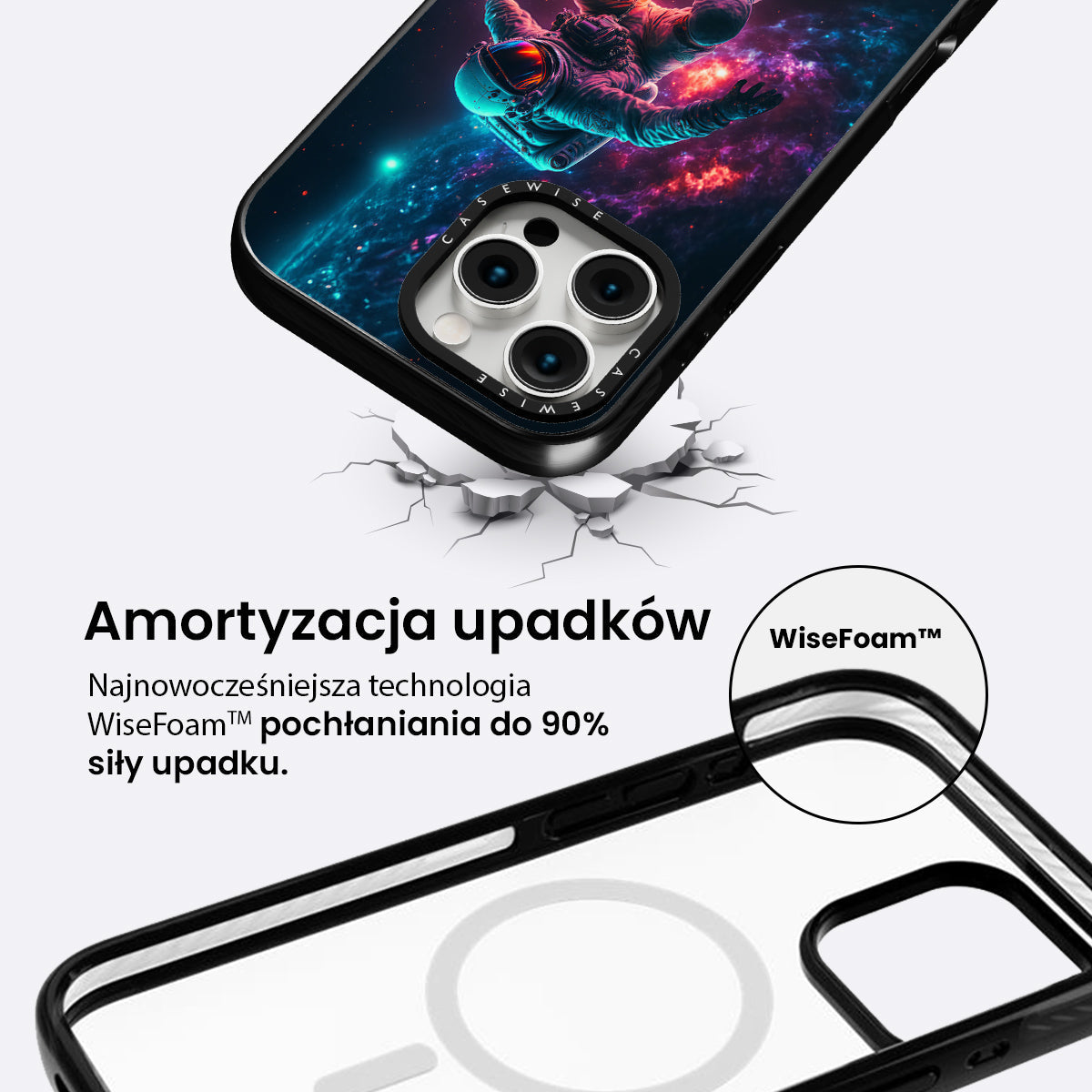 Galaxy Surfing Astronaut - Etui