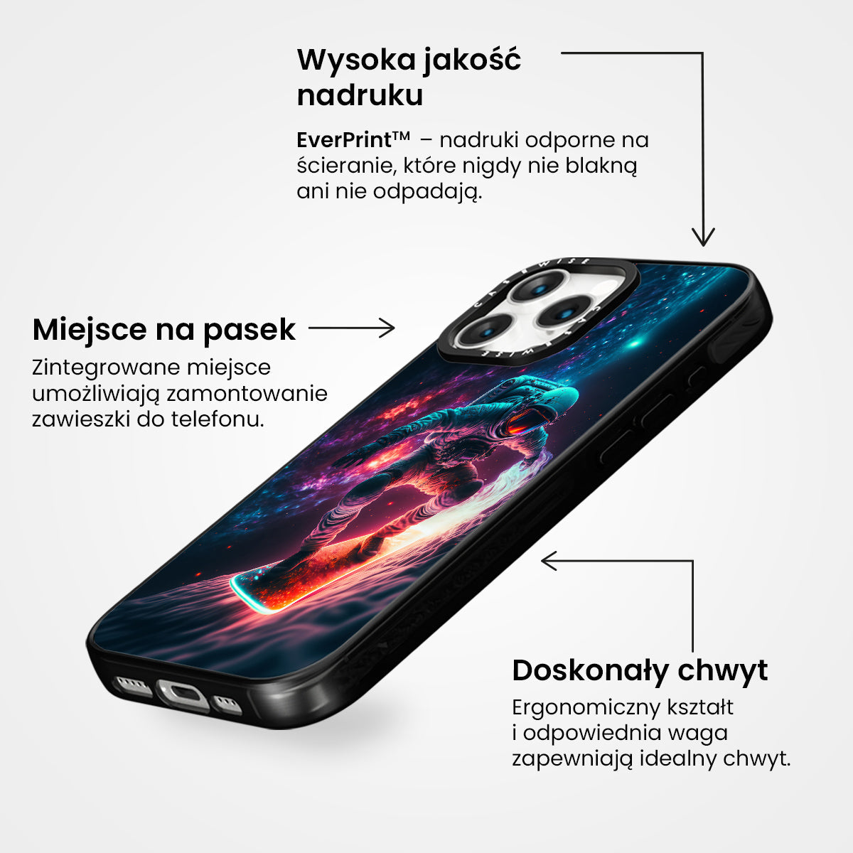 Galaxy Surfing Astronaut - Etui