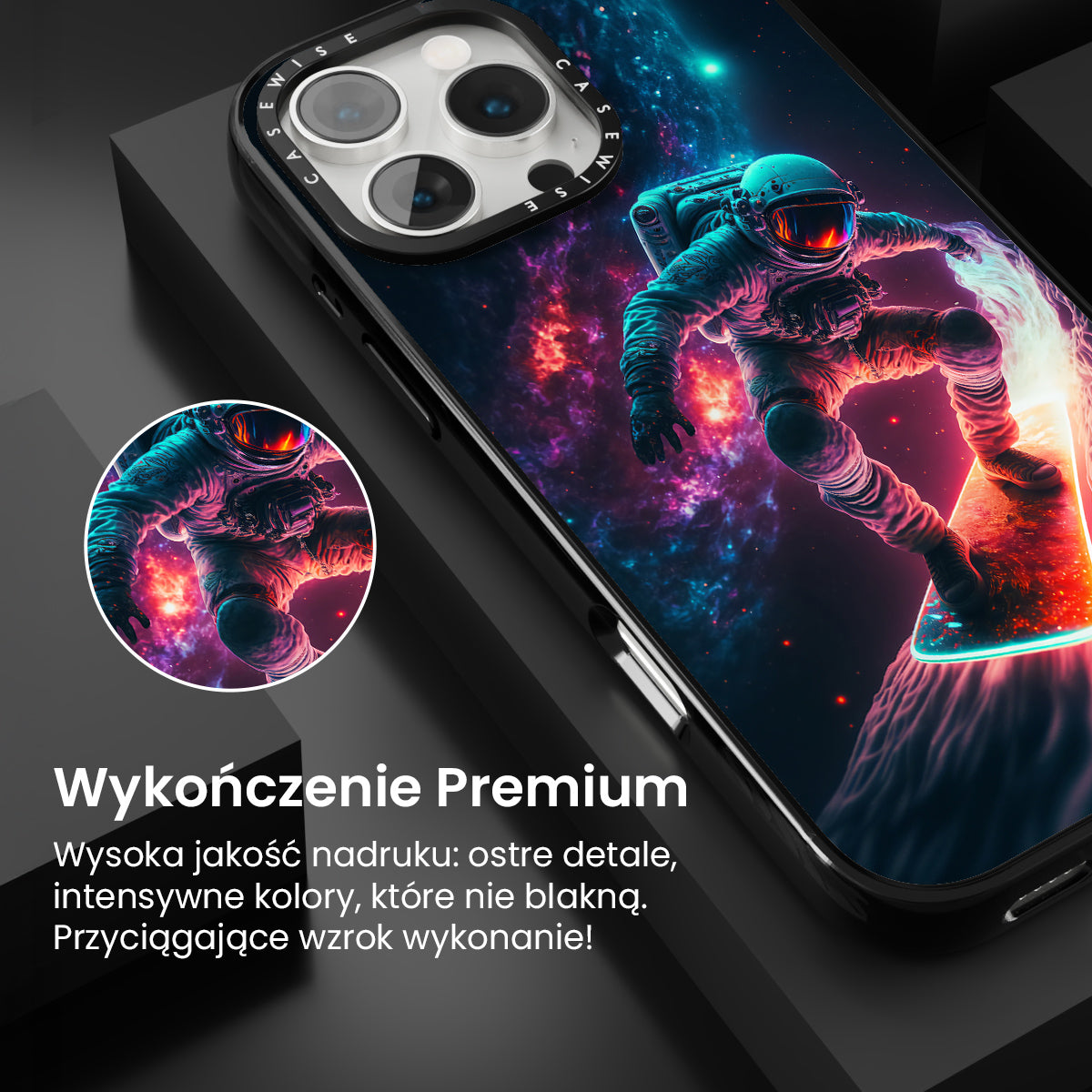 Galaxy Surfing Astronaut - Etui