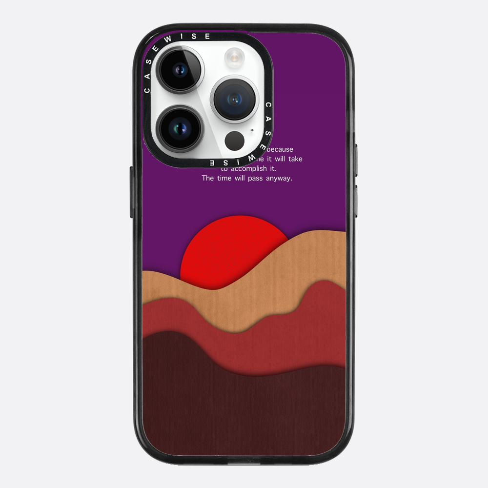 Zachód słońca vintage - Etui