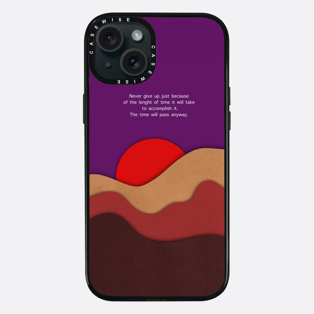 Zachód słońca vintage - Etui