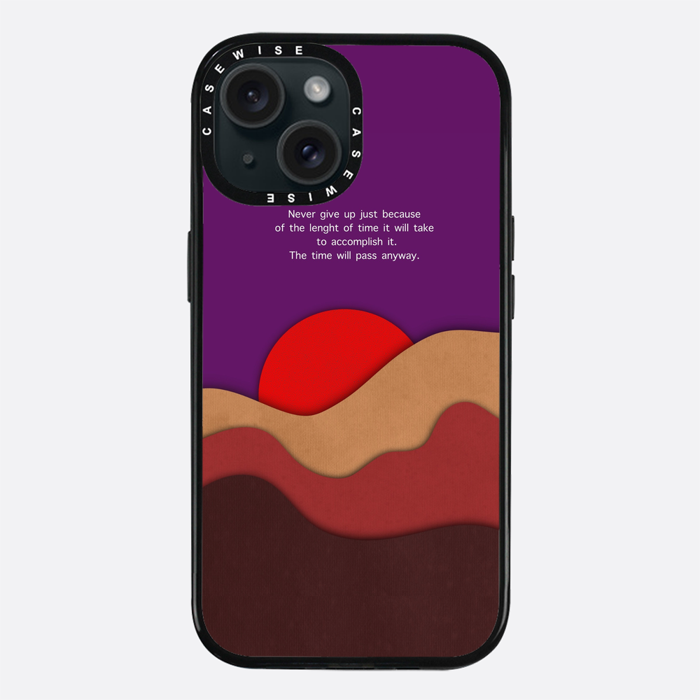 Zachód słońca vintage - Etui