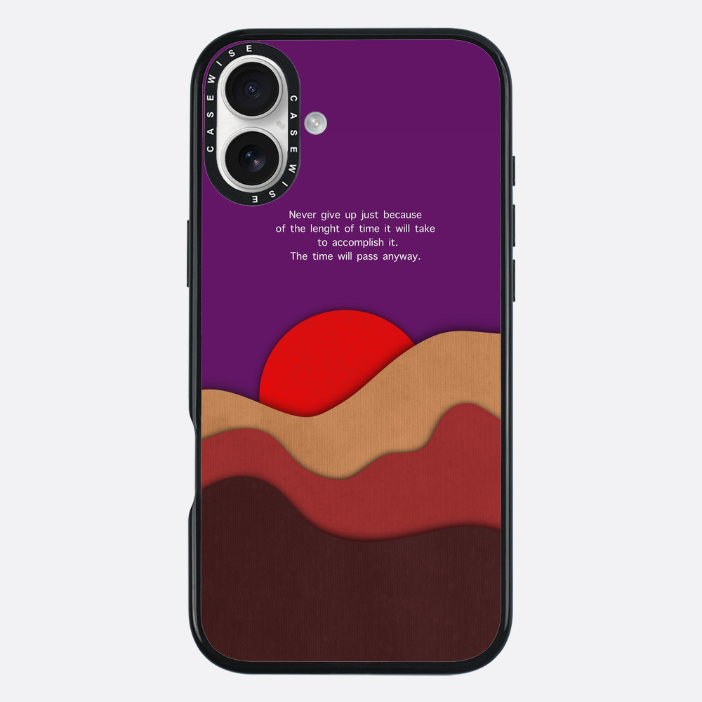 Zachód słońca vintage - Etui