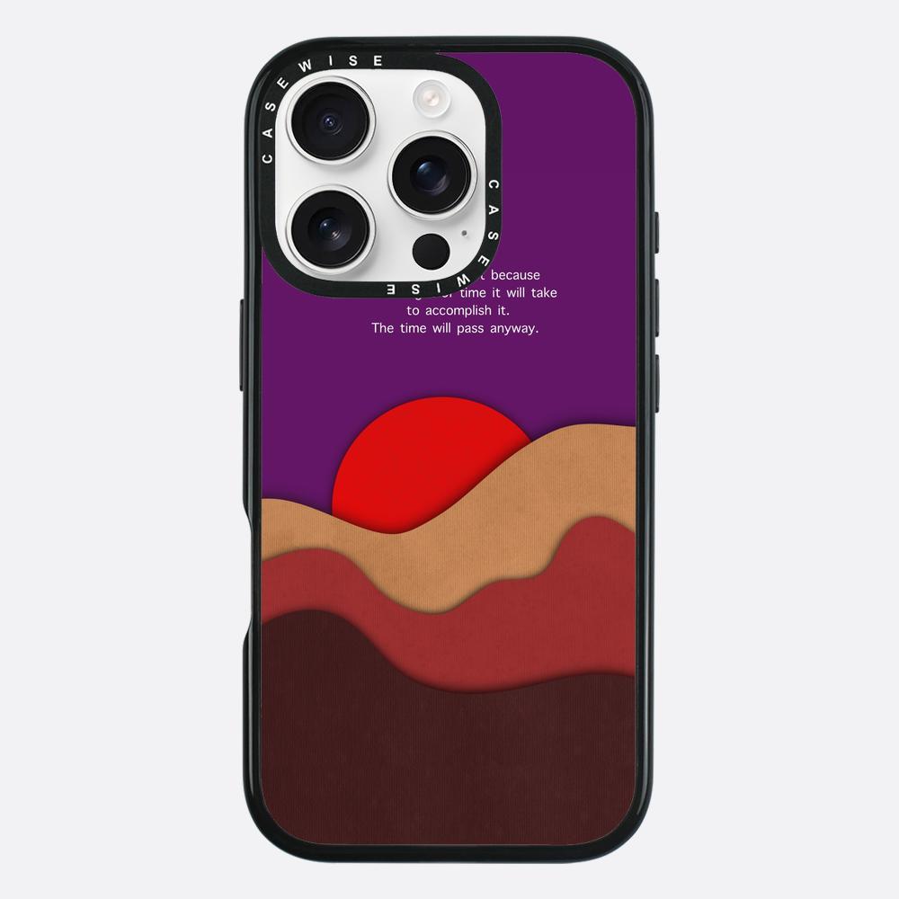 Zachód słońca vintage - Etui