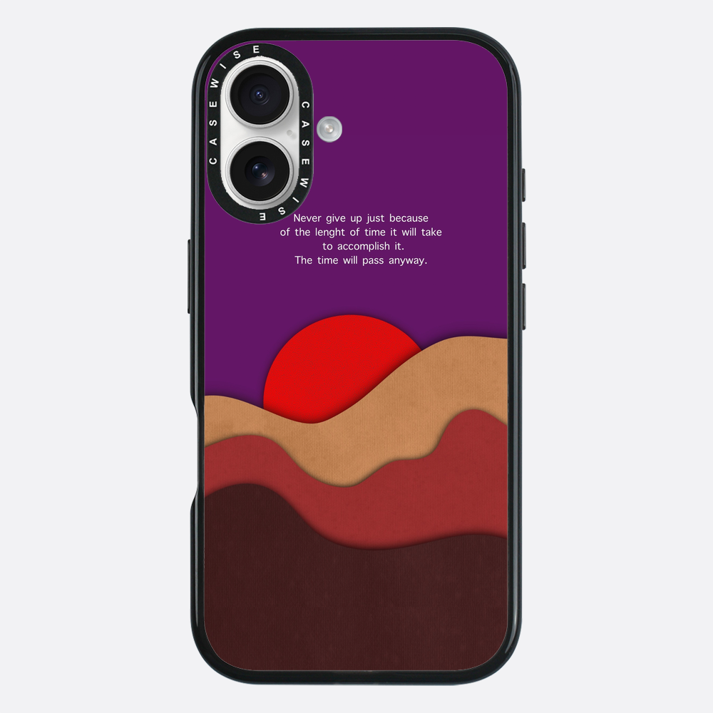 Zachód słońca vintage - Etui