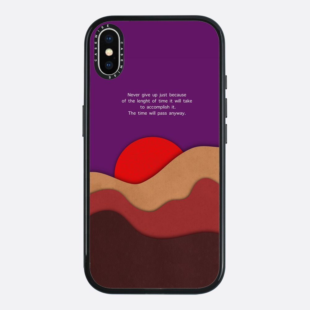 Zachód słońca vintage - Etui