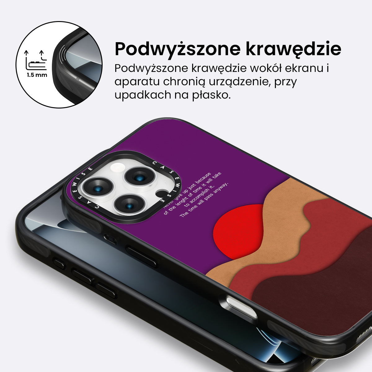 Zachód słońca vintage - Etui