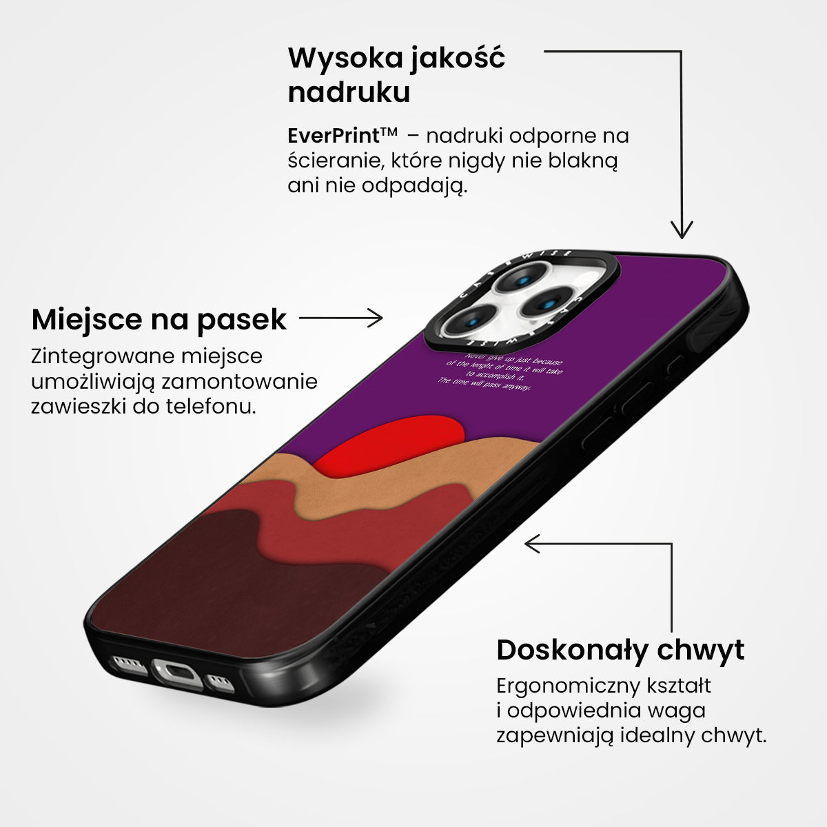 Zachód słońca vintage - Etui