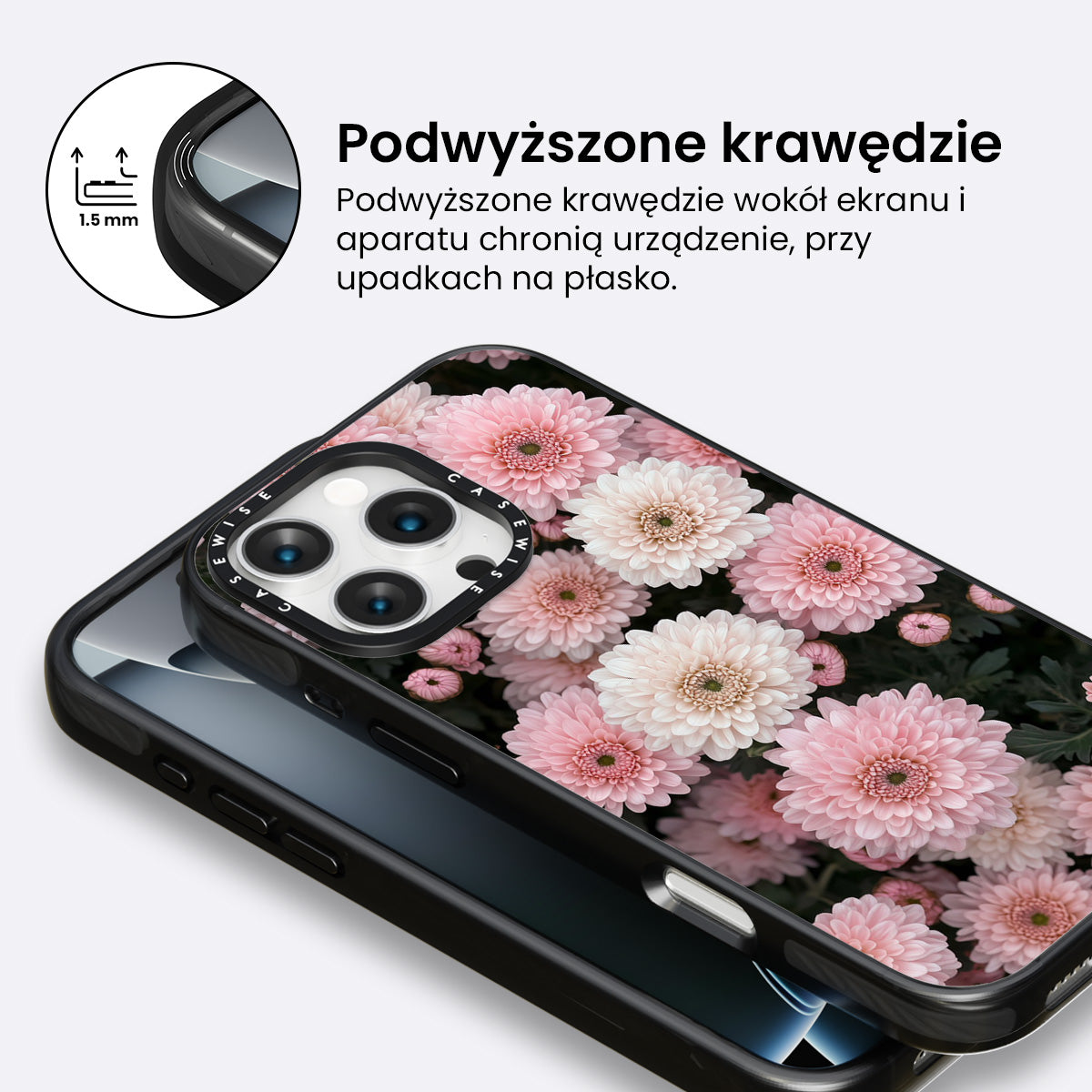 Delikatne Chryzantemy - Etui