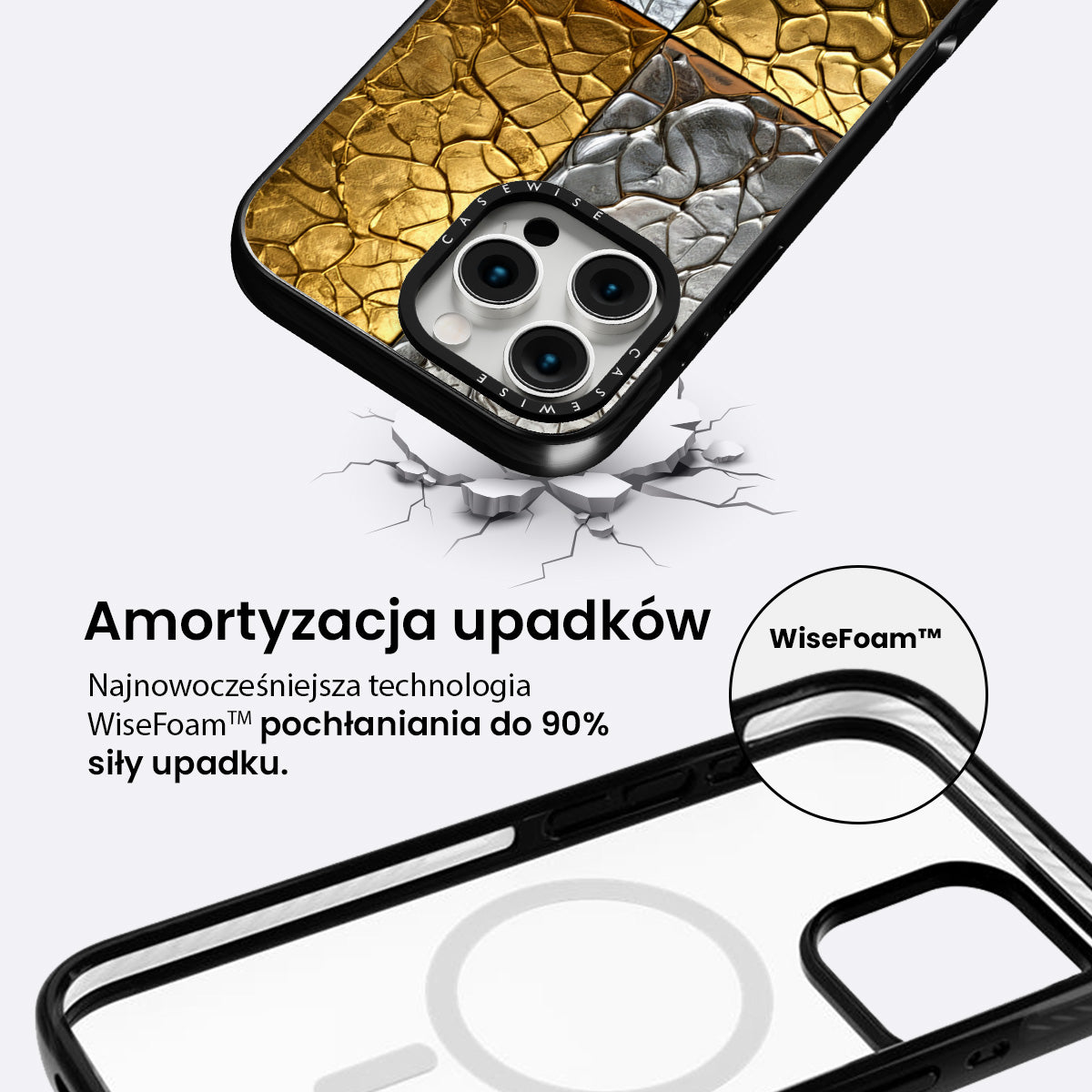 Mozaika metaliczna - Etui