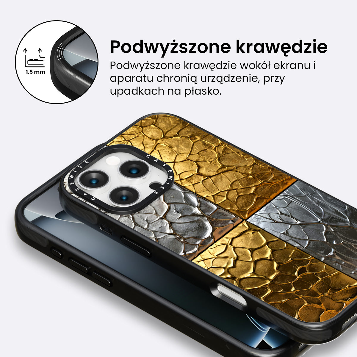 Mozaika metaliczna - Etui