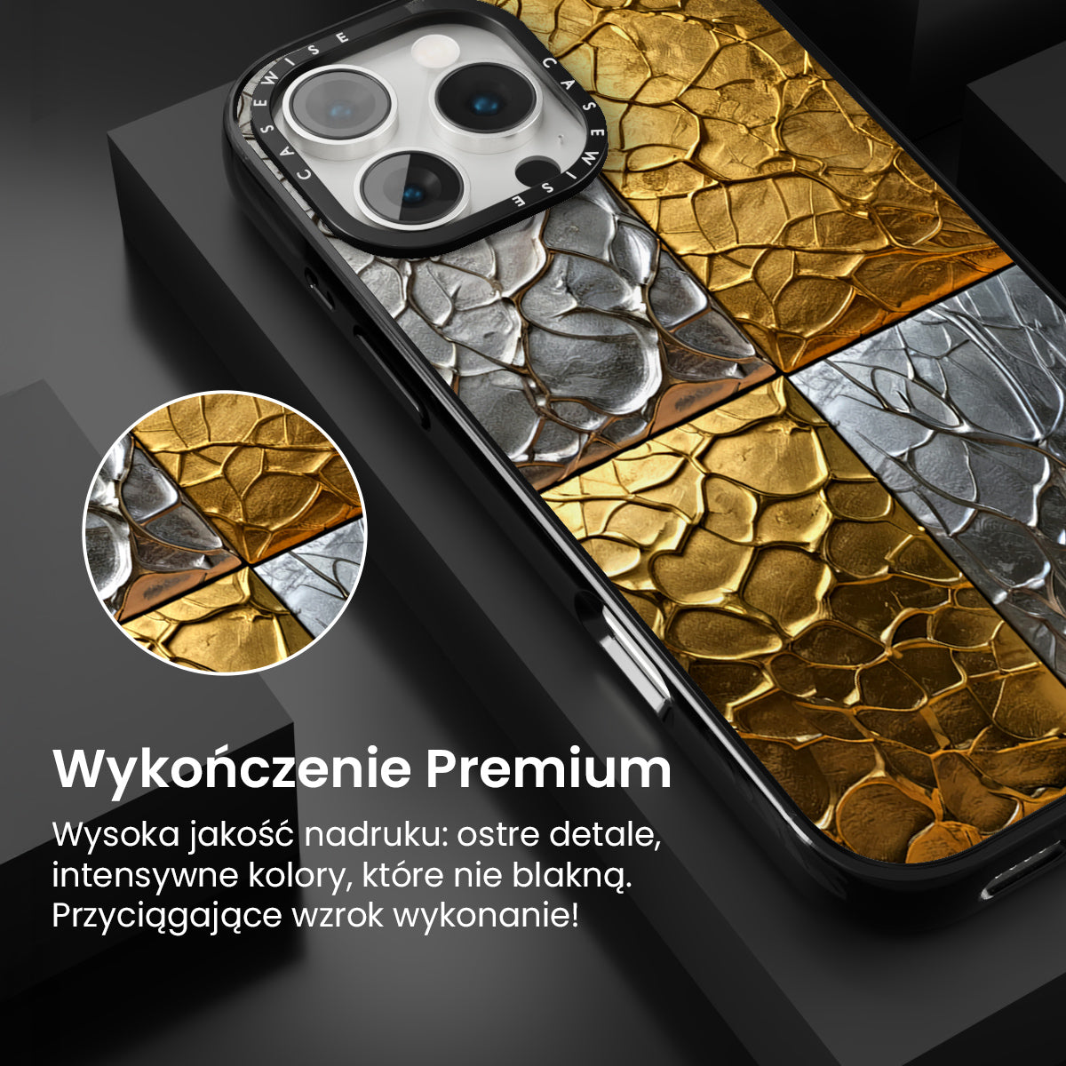 Mozaika metaliczna - Etui