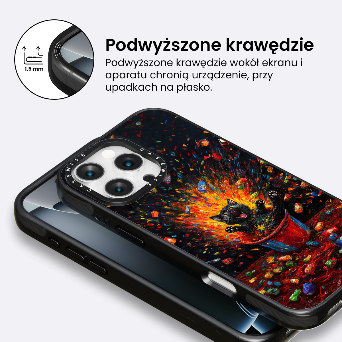 Słodki Kot Cukierkowy - Etui