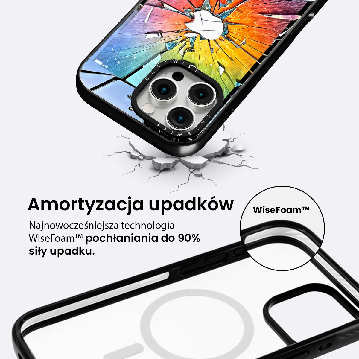 Pęknięta tęcza - Etui