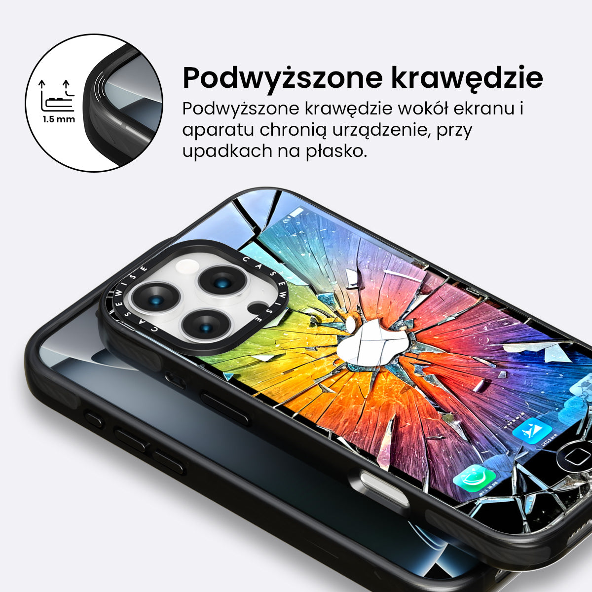 Pęknięta tęcza - Etui
