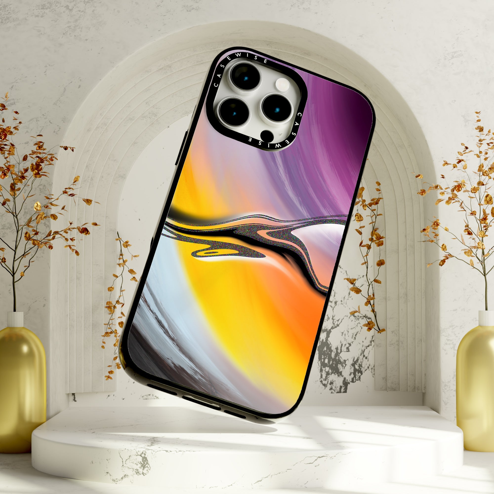 Yin i yang w retro - Etui