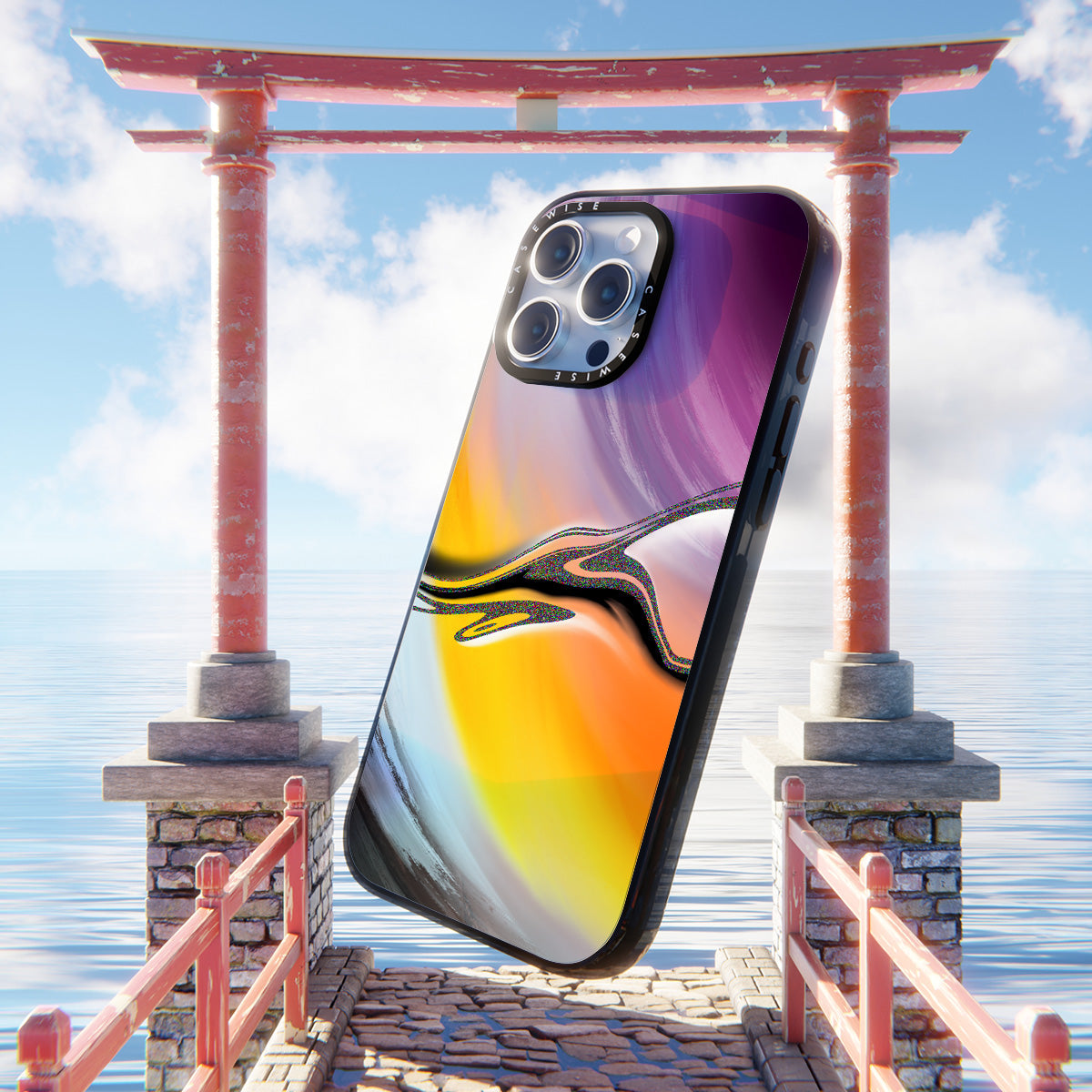 Yin i yang w retro - Etui