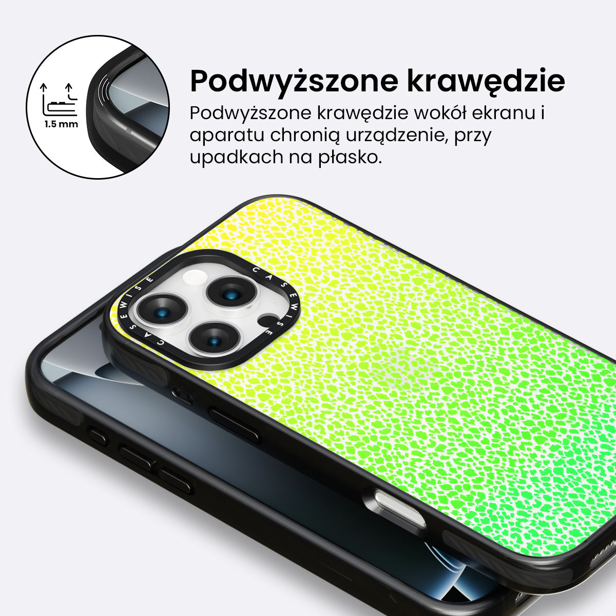 Zielona Pantera Ombre - Etui