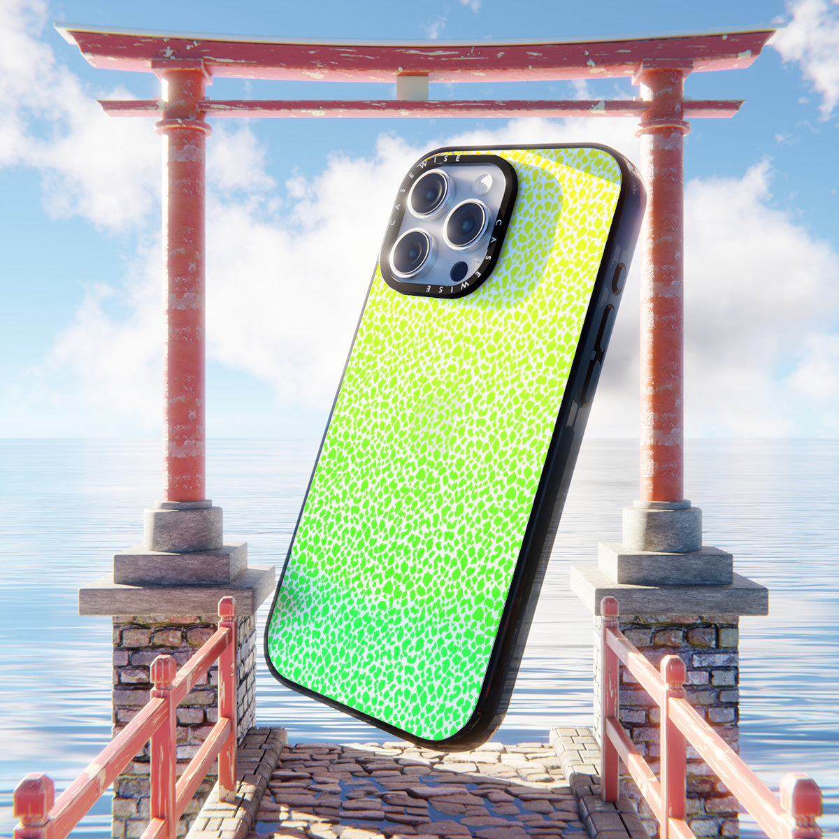 Zielona Pantera Ombre - Etui