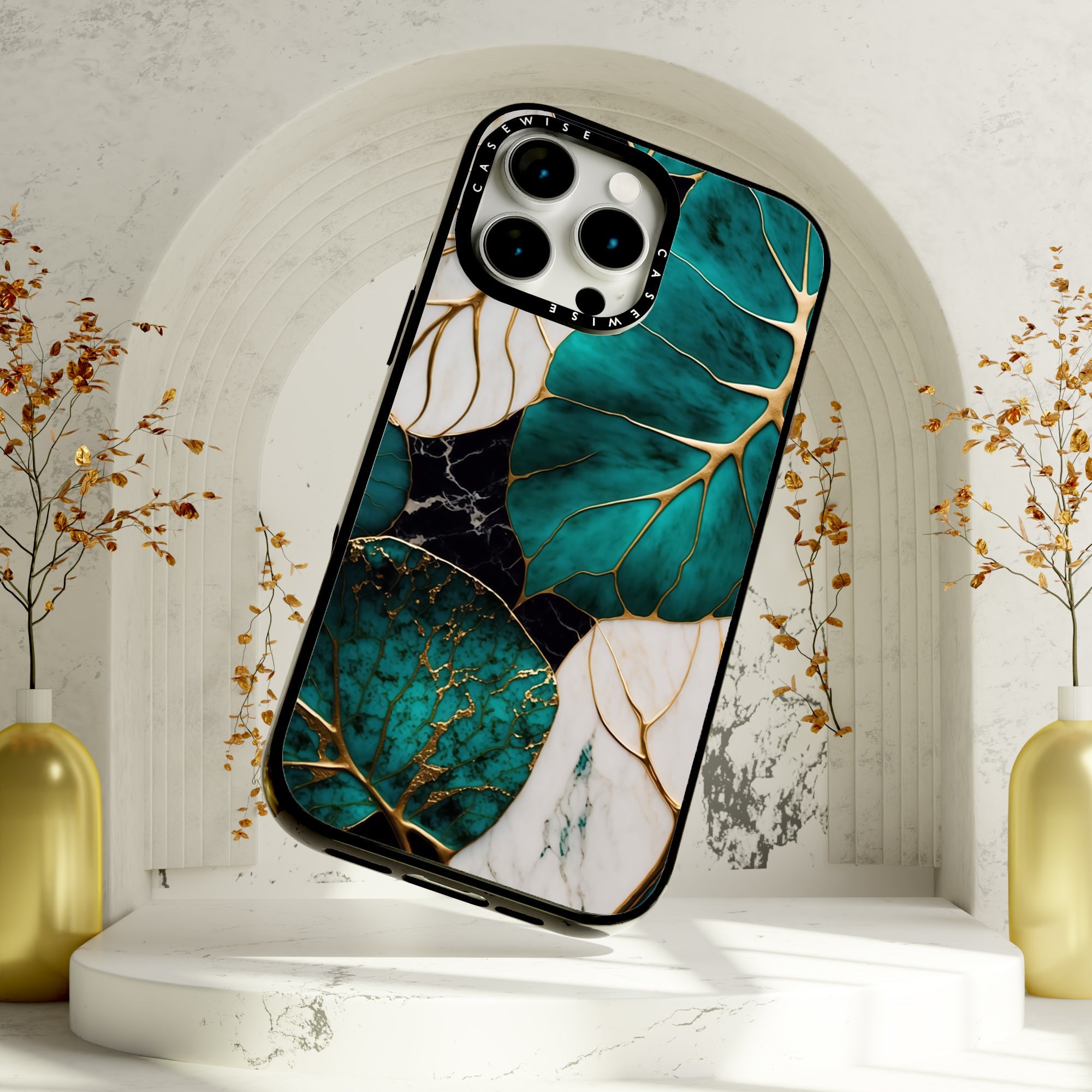 Abstract Botanic Kintsugi - Etui