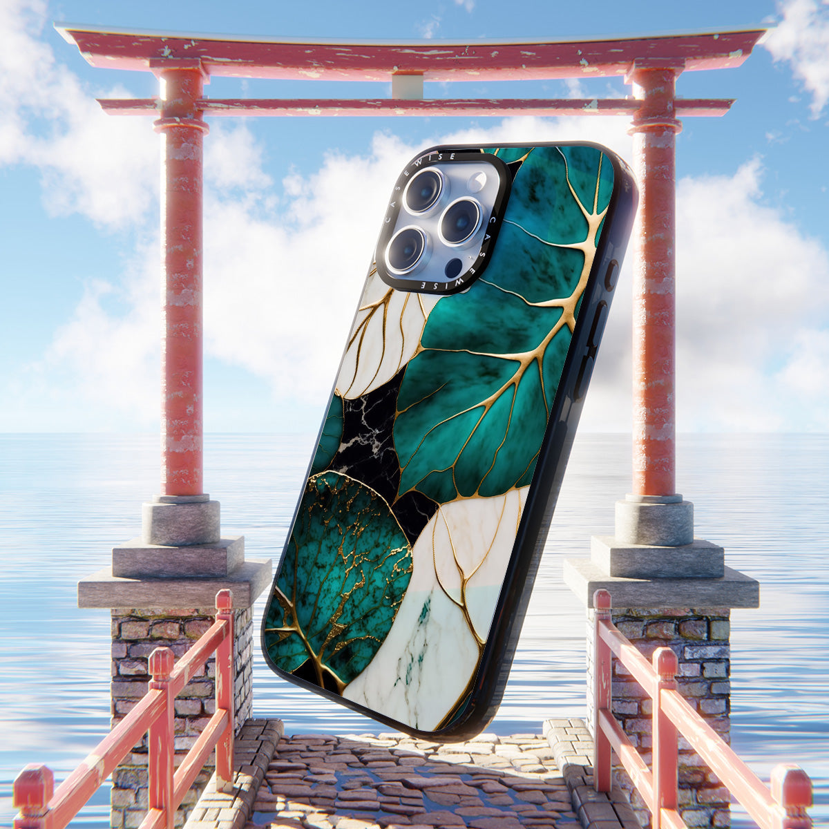 Abstract Botanic Kintsugi - Etui