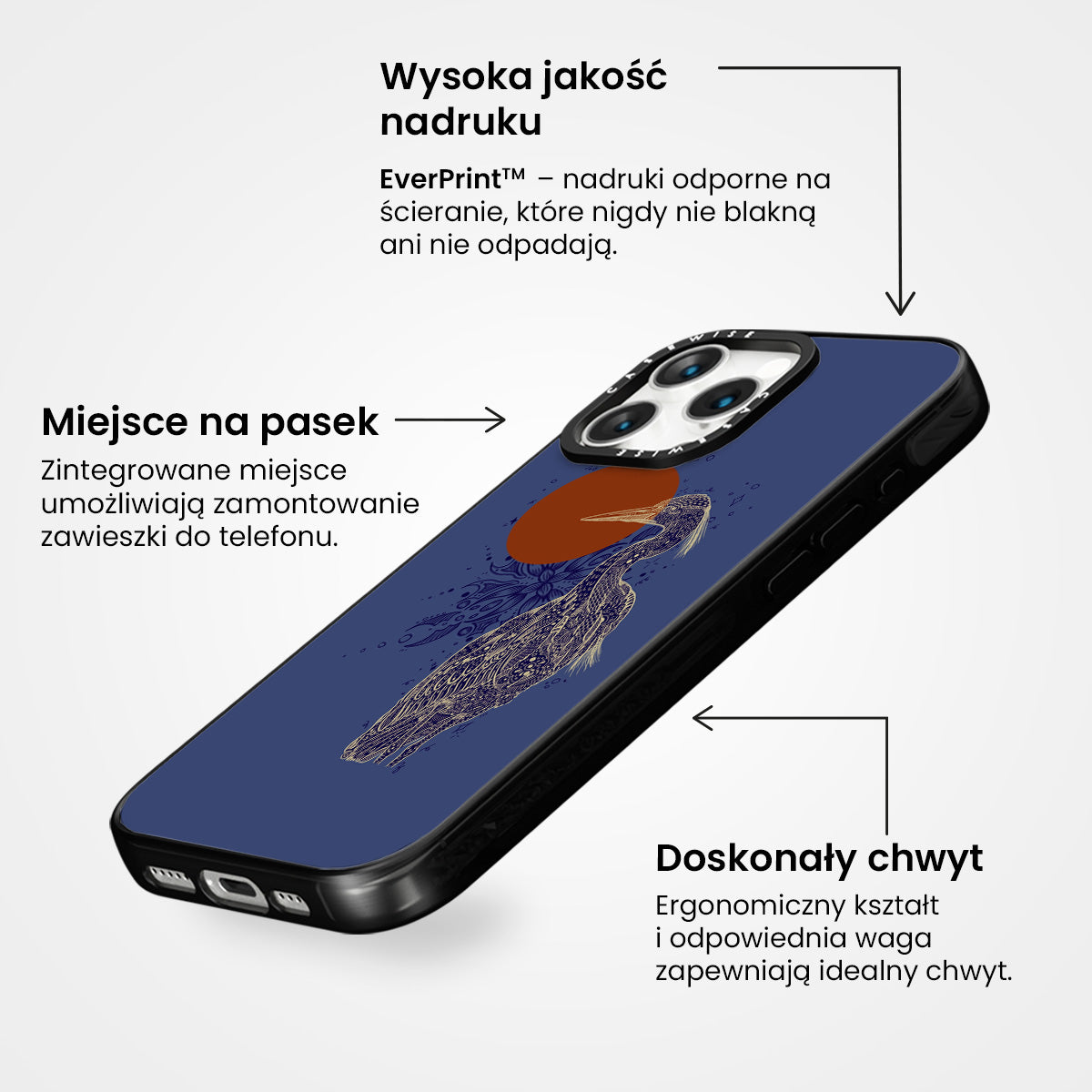 Wschód słońca czapli wschodniej - Etui