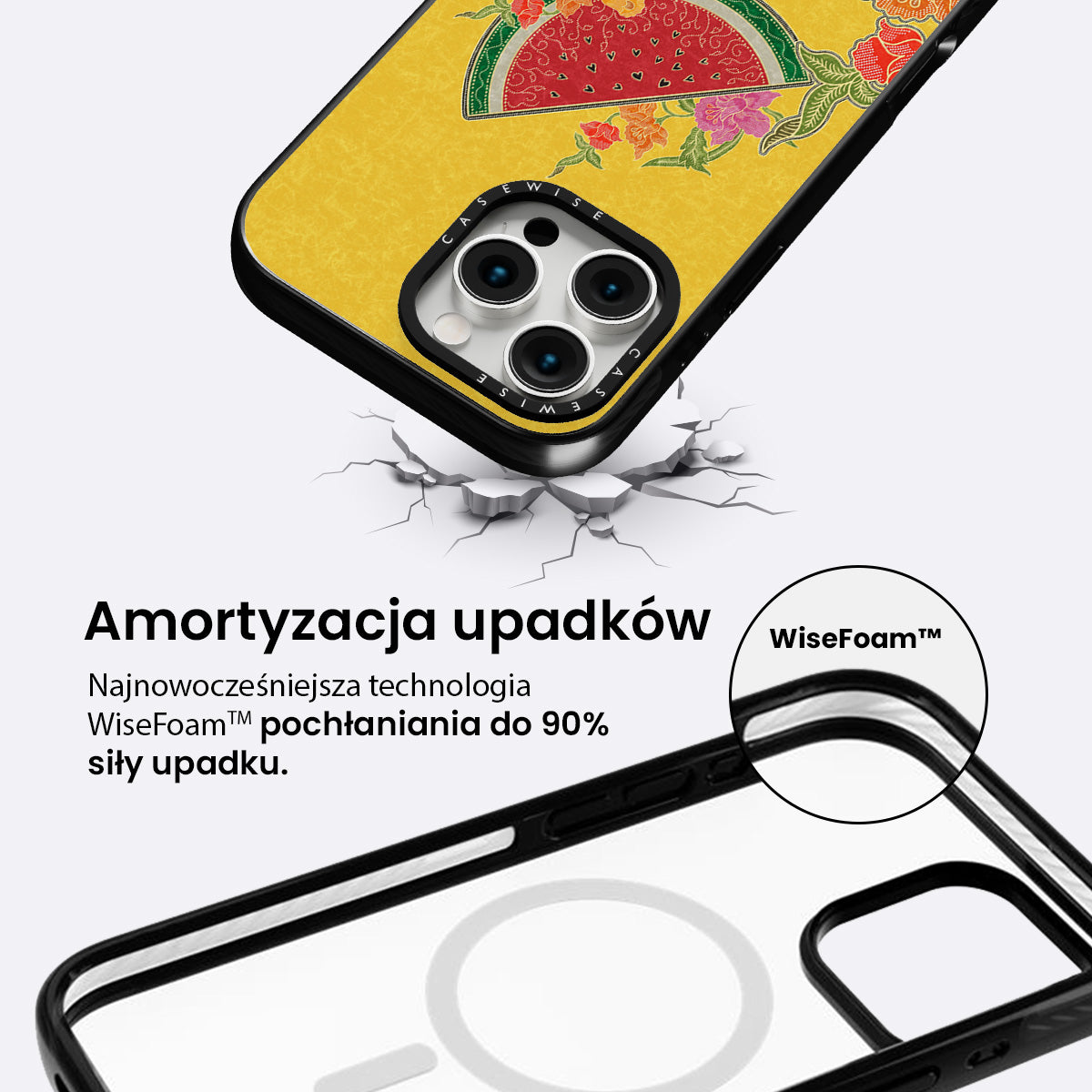 Arbuz i kwiaty - Etui