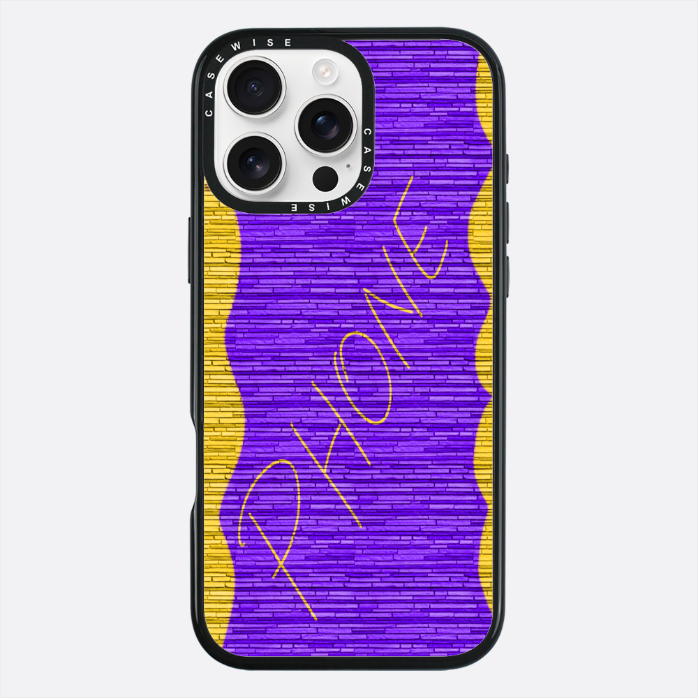 Ściana z napisem Phone - Etui
