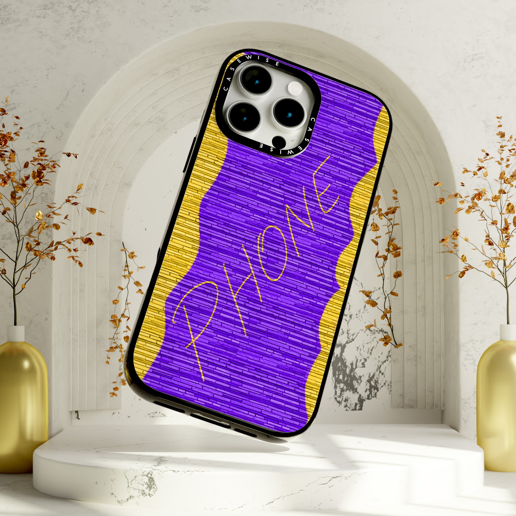Ściana z napisem Phone - Etui