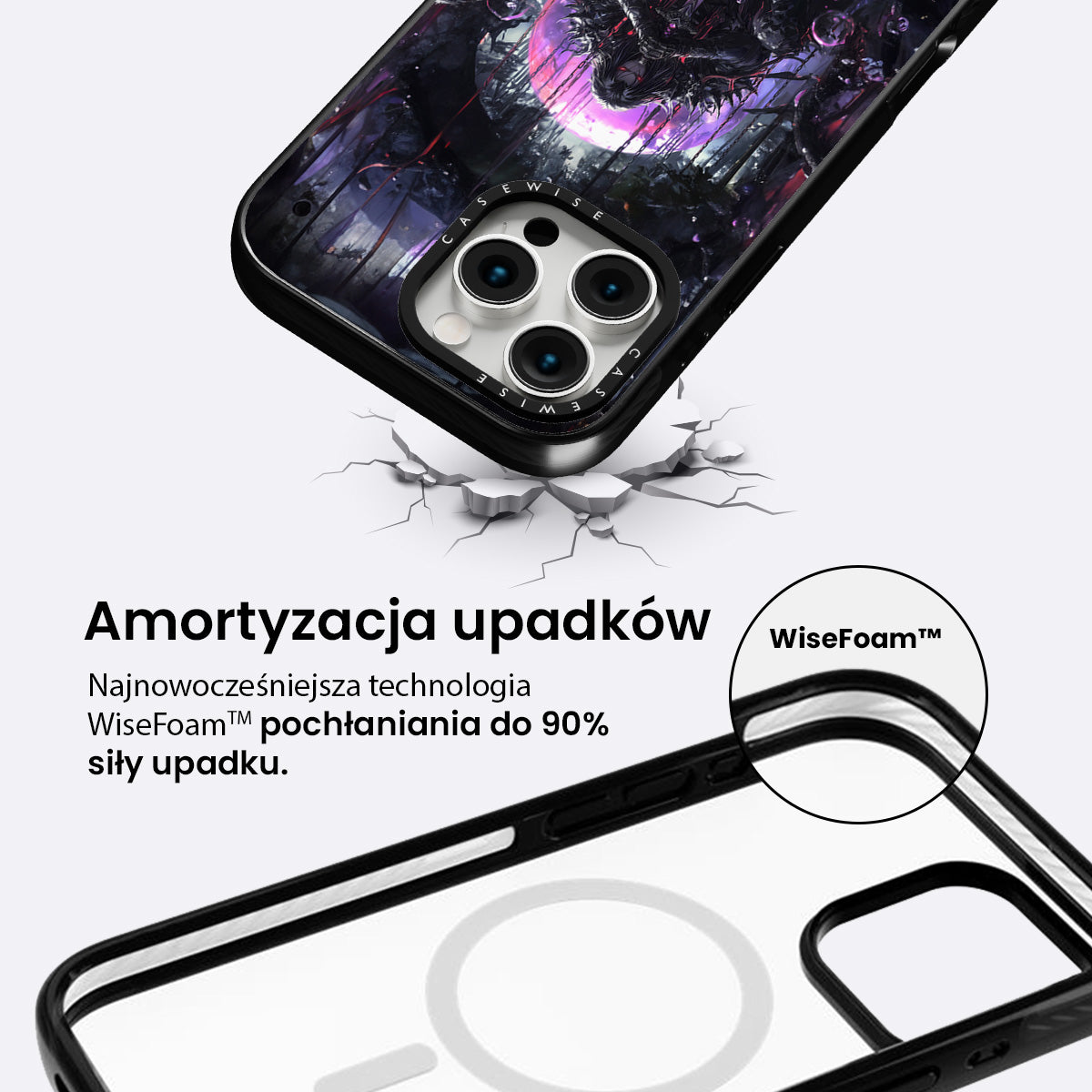 Ciemnoróżowy samuraj - Etui