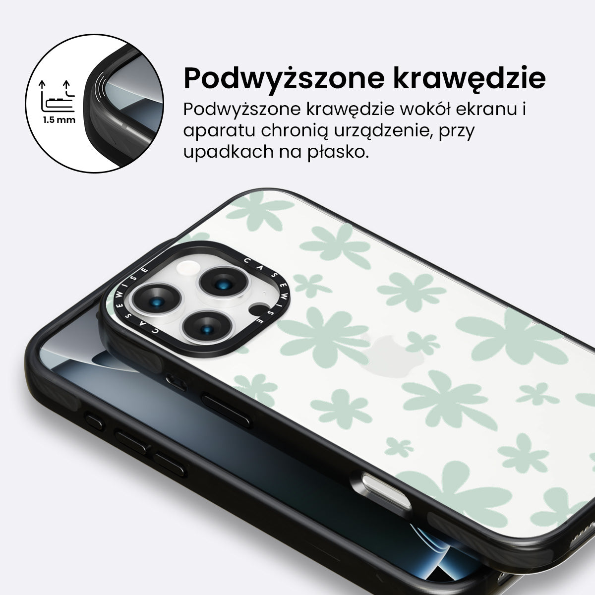Kwiatki szare - Etui