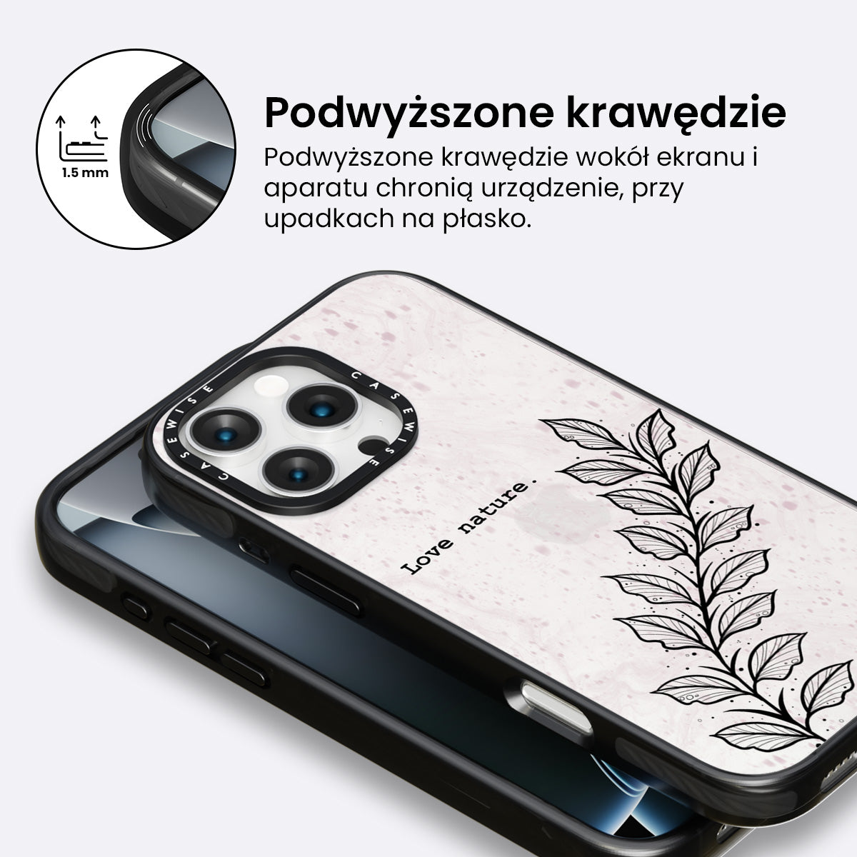 Kocham naturę. Przezroczysty - Etui