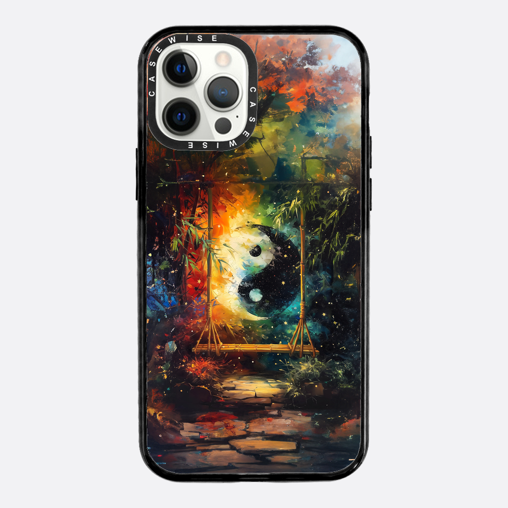 Malowane Yin i Yang - Etui