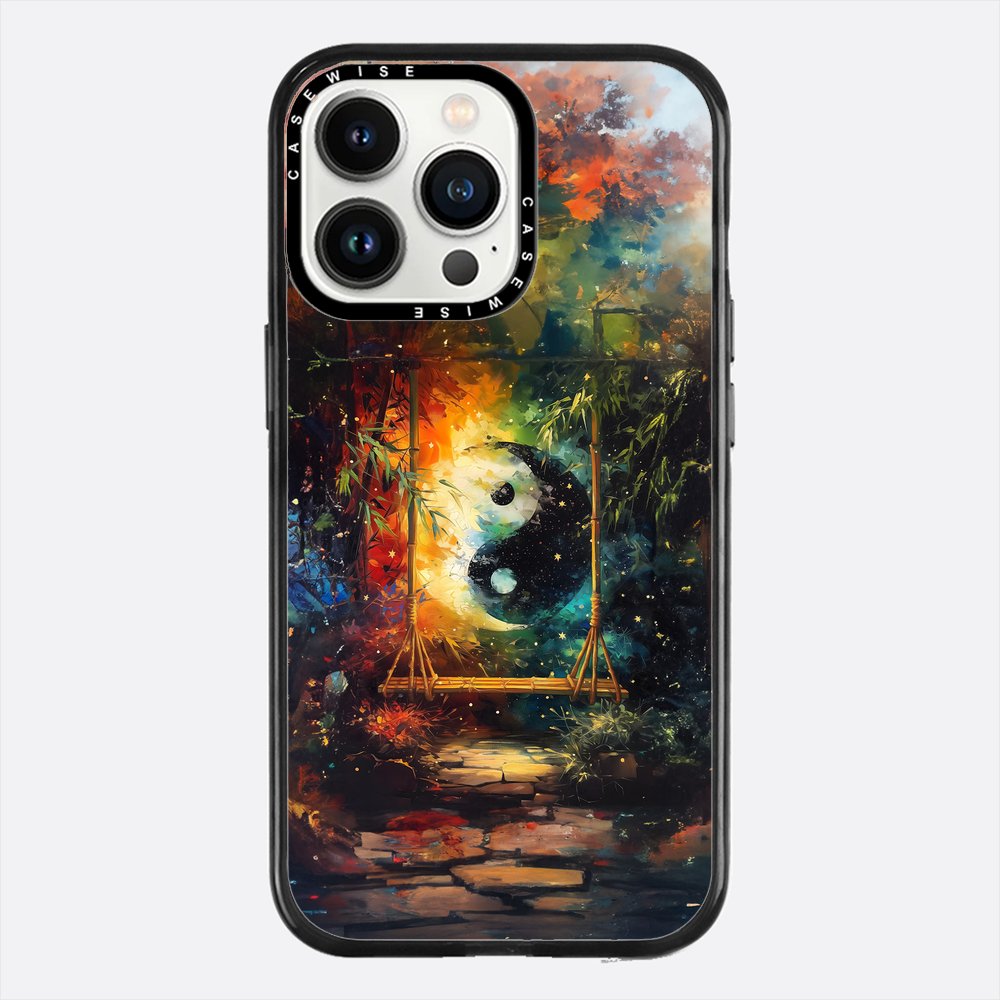 Malowane Yin i Yang - Etui