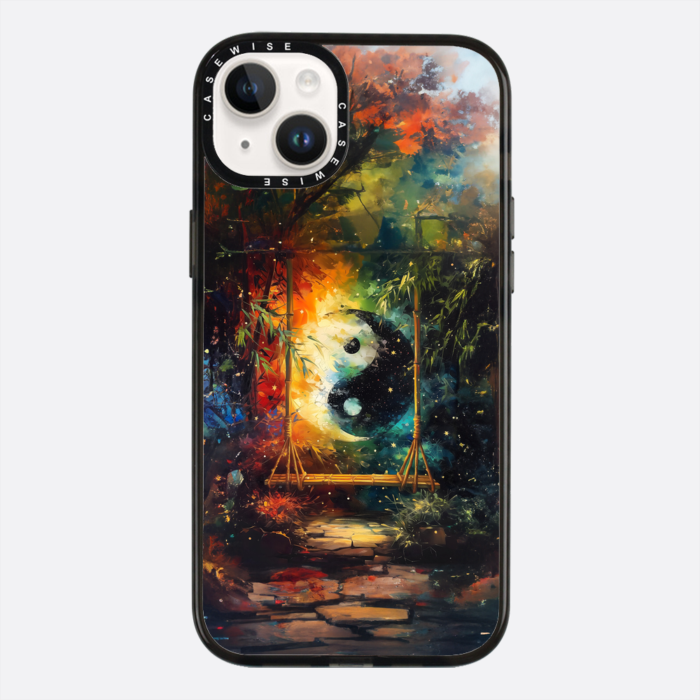 Malowane Yin i Yang - Etui