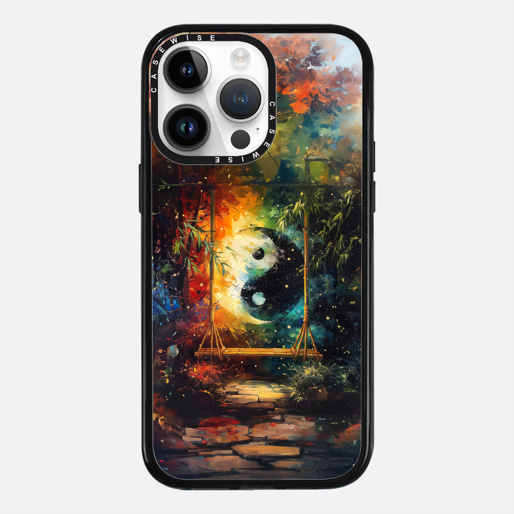 Malowane Yin i Yang - Etui