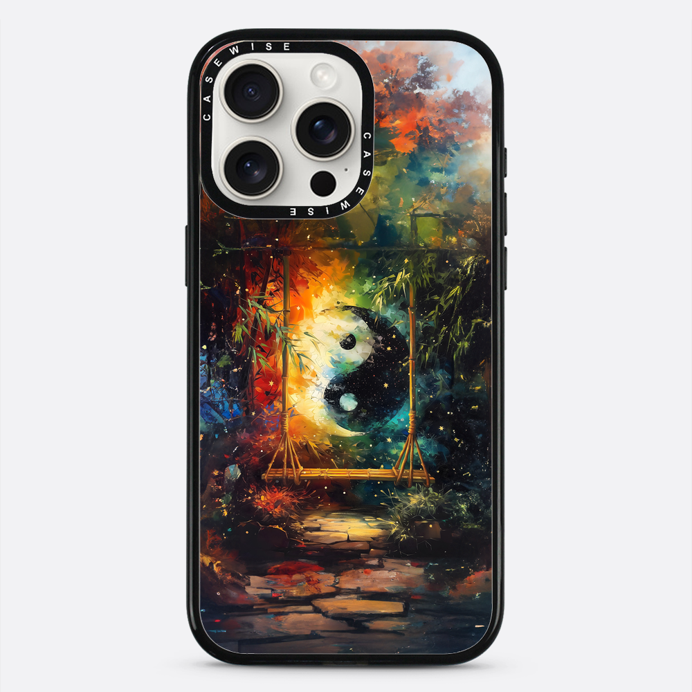 Malowane Yin i Yang - Etui