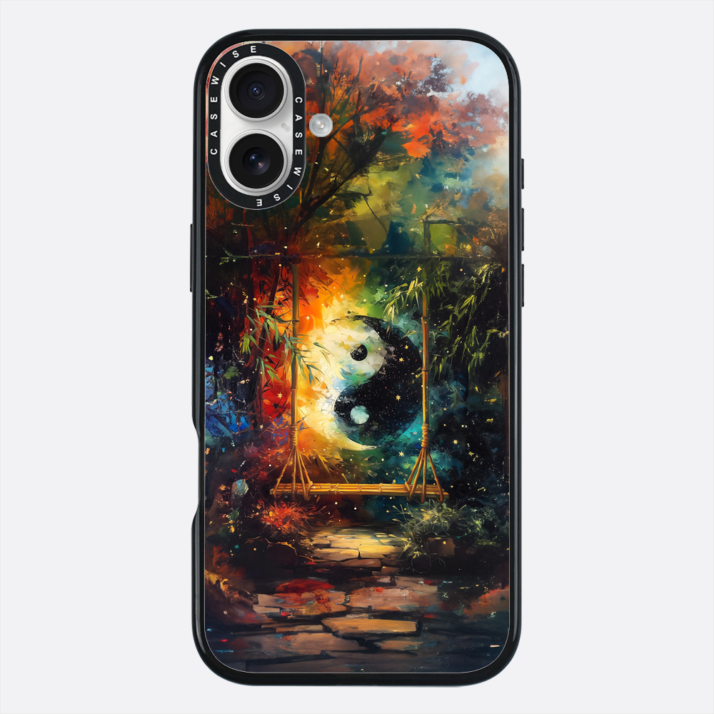 Malowane Yin i Yang - Etui