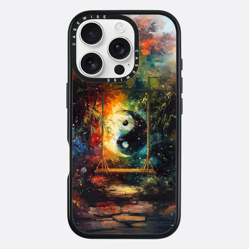 Malowane Yin i Yang - Etui