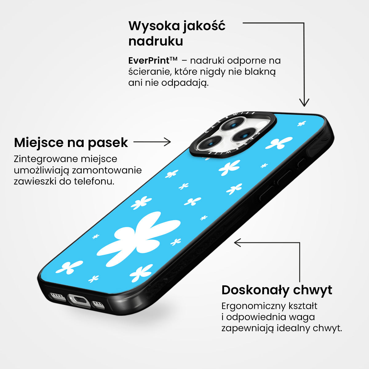 Chmurki w kształcie kwiatów - Etui