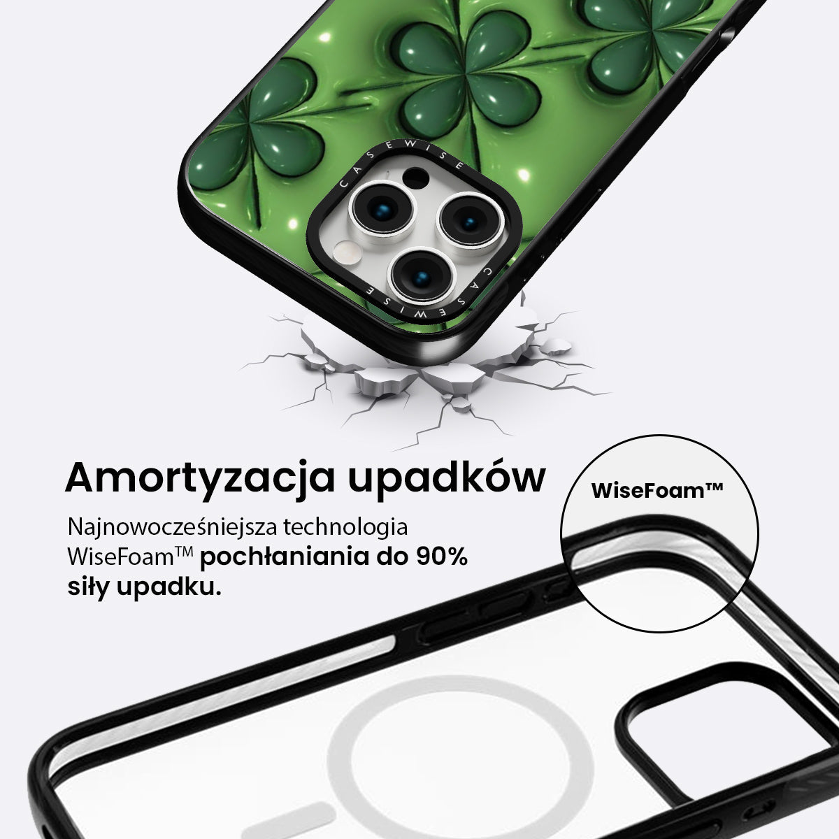 Aqua Botanical Pattern - Etui