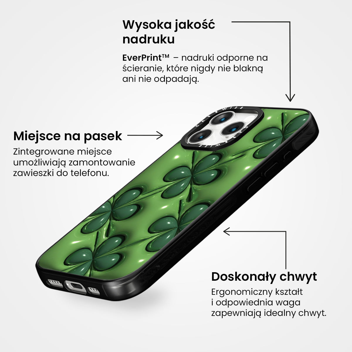 Aqua Botanical Pattern - Etui