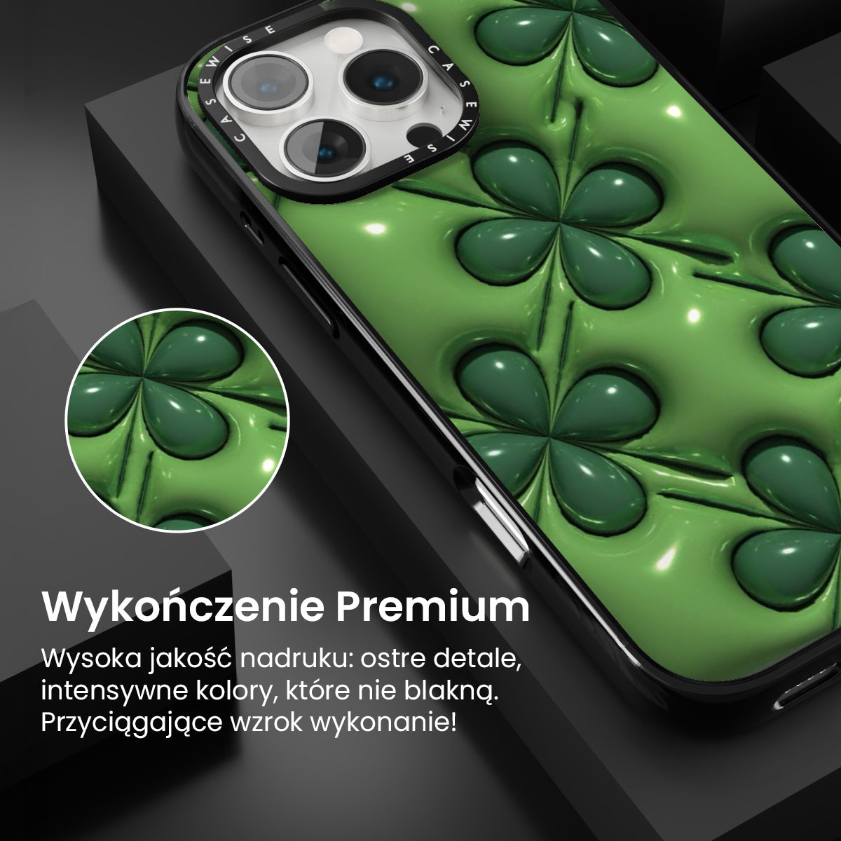 Aqua Botanical Pattern - Etui