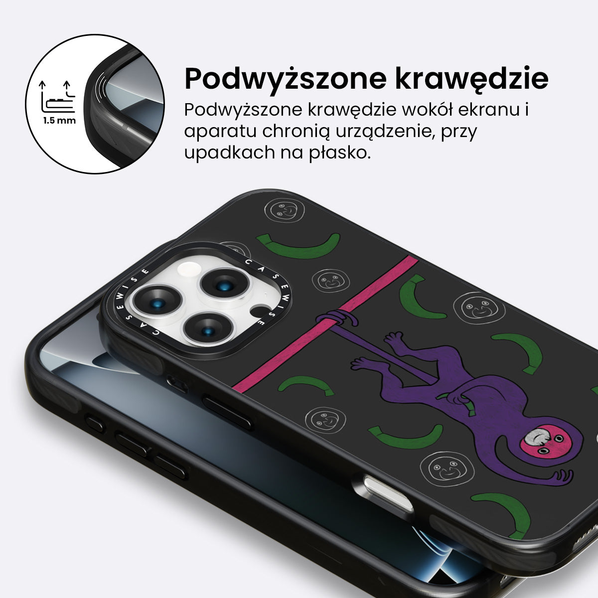 Fioletowa małpa - Etui