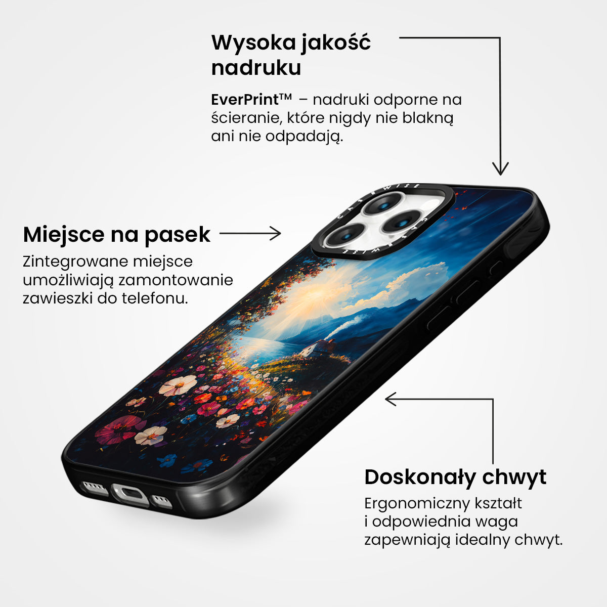 Malowanie piękna kwiatów - Etui